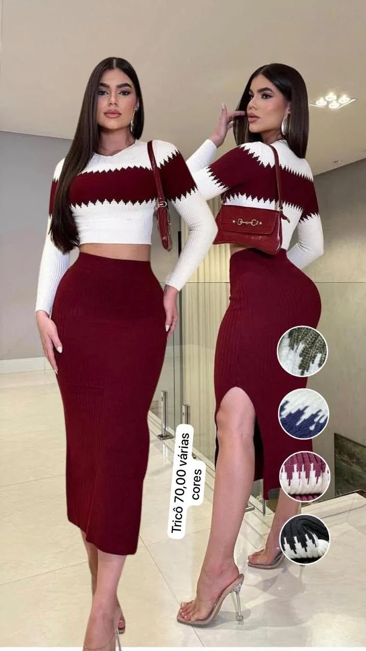 Look variados em tricô