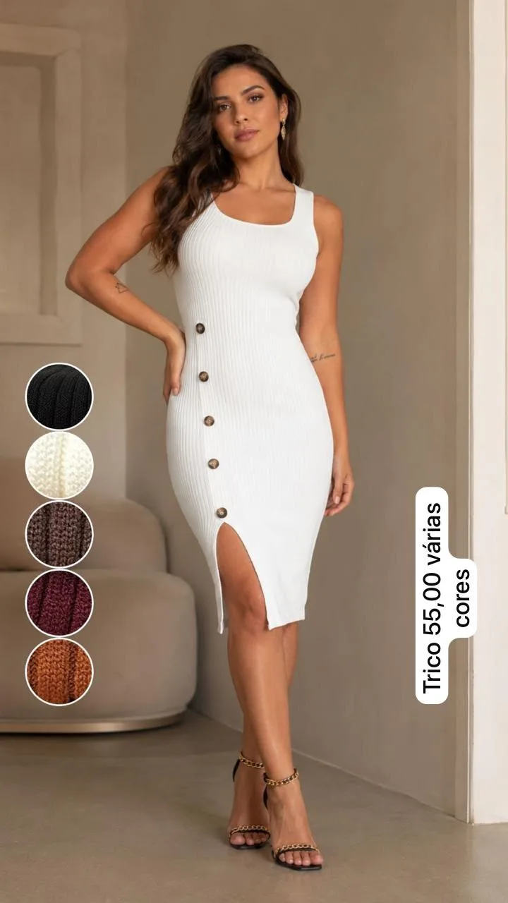 Vestidos em Tricô