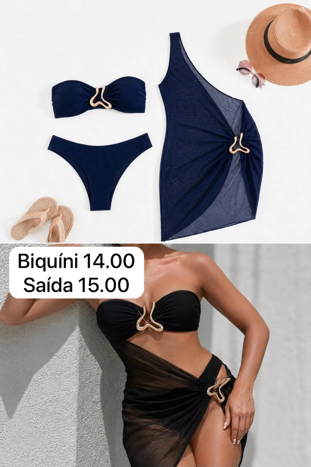 Biquíni e Saída de Banho