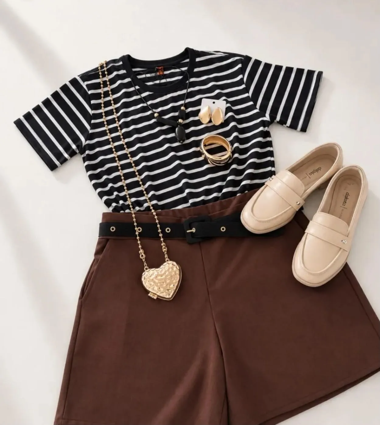 Conjunto Short T-Shirts Listrada