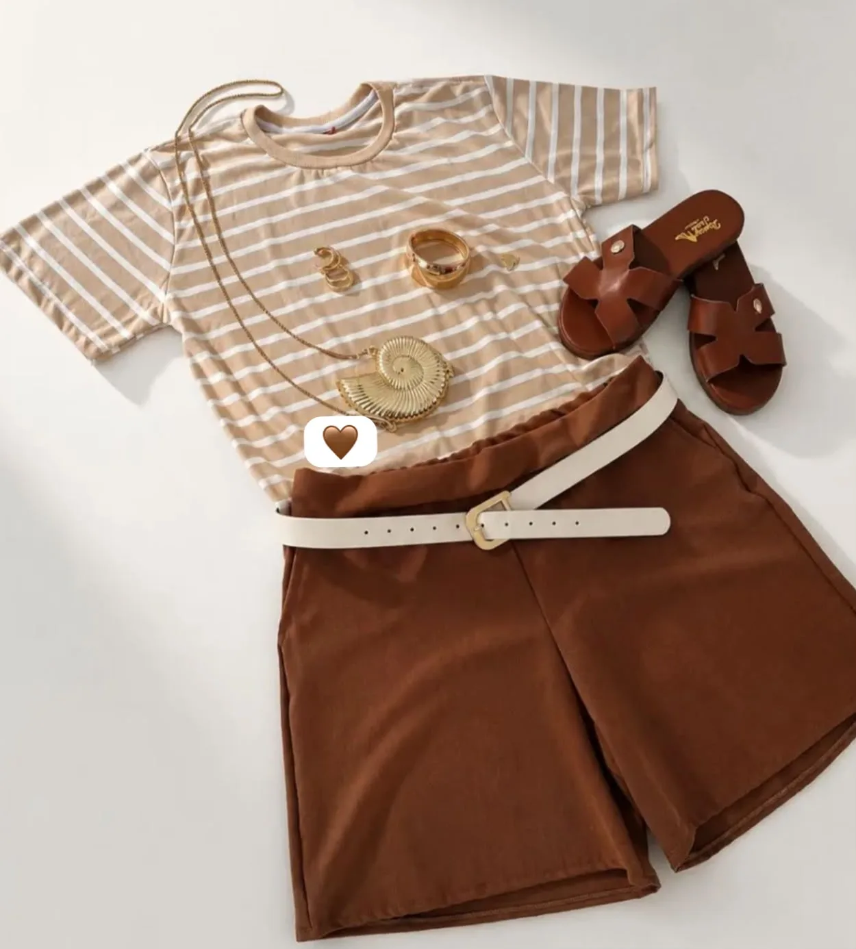 Conjunto Short T-Shirts Listrada